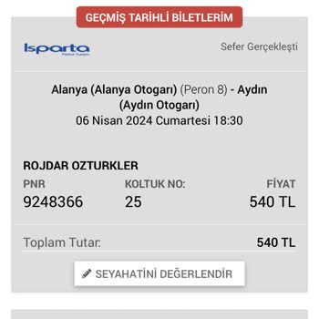 Isparta Petrol Turizm Acente Tarafından Mağdur Edildim