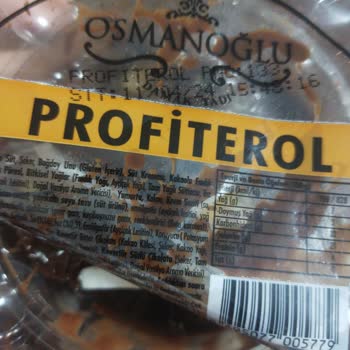Osmanoğlu Profiterol BİM Ekşi