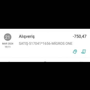 Migros Paramı İade Etmiyor