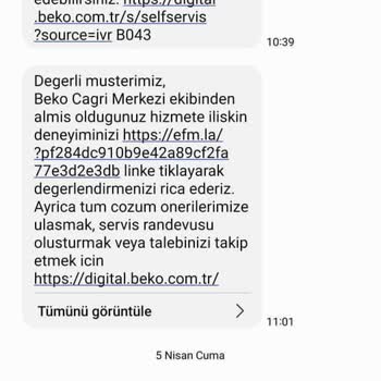 1 Haftada 3 Kere Servise Giden Beko Kurutma Makinesi