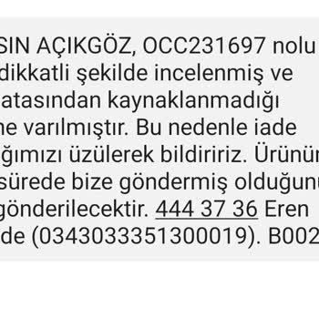 Lacoste Hatalı Ürünü Kabul Etmediler