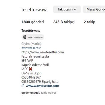 Waw Tesettür İade Şikayetinin Kabulü