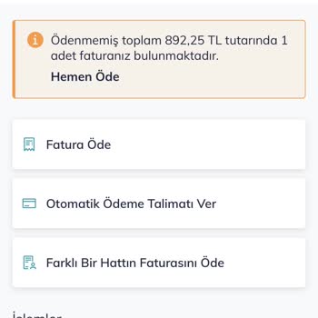Türk Telekom Fatura 900 TL