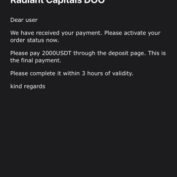 Radiant Capital Yatırım Kazancımı Alamıyorum: Hizmet Sorunları