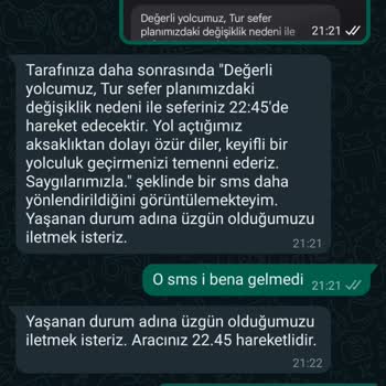 Kamil Koç Turizm Kendi Otobüslerinin Kaçta Hareket Edeceğini Bilmiyor.