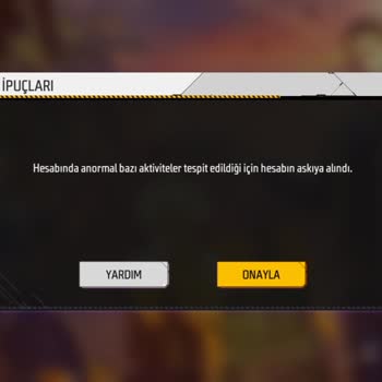 Garena Free Fire Hesabım Boşuna Askıya Alındı