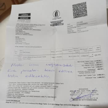 Schafer Ürün Ücret İadesi