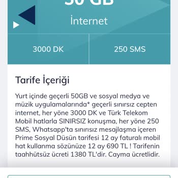 Türk Telekom Tarife Değişikliği Mağduriyeti