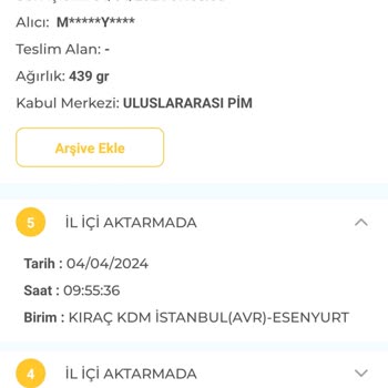 PTT Kargo Kargo Günlerdir Gelmiyor