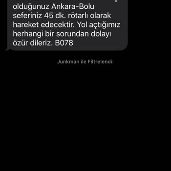 Kamil Koç 45 Dakika Geç Kalkışlı Otobüsü İçin İademi Gerçekleştirmedi.