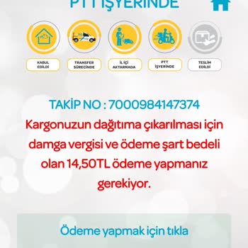 E-ticaret Marka Taklidiyle Dolandırıcılık Parayı PTT Şirketinden Aldım Kartımdan 15.000 Çektiler!