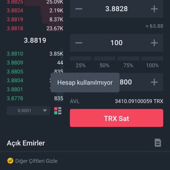 Binance TR Hesap Doğrulama Hatası