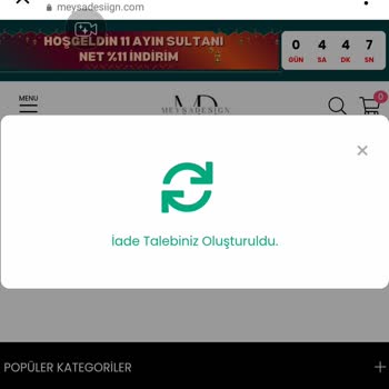 Meysa Design İade Sorunu