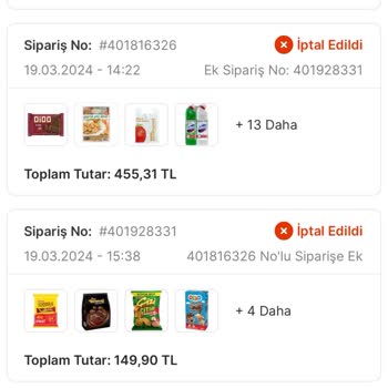 Migros İptal Edilen Siparişin Ücretini İade Etmiyor!