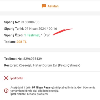 Trendyol Yemek Süreci Yönetemiyor Kullanıcıyı Savunmuyor