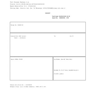 TEB Bankası Haksiz MKK Ücreti Alması