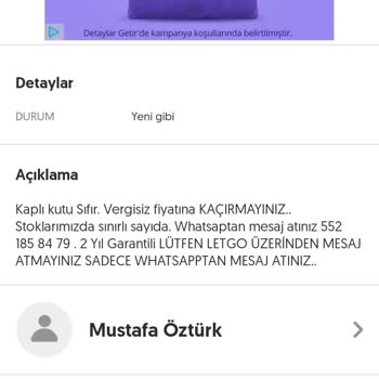 Letgo Üzerinden Yaşadığım Tatsız Alışveriş Deneyimi