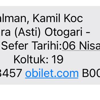 Kamil Koç Ankara-İzmir Otobüs Seferinde Yaşanan Mağduriyet