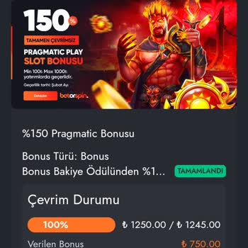 Betorspin Kazanma İhtimaliniz Yok