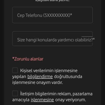 Vodafone Talep Dışı Paket Yükleme Ve Ücretlendirme