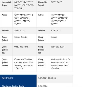 Sürat Kargo Bir Haftadır Gelemeyen Kargo
