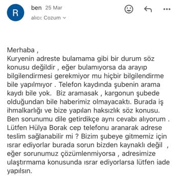 Sürat Kargo İade Edilen Kargom Adrese Ulaştırılsın Artık!