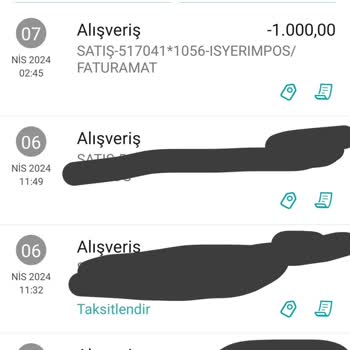 İşYerimPos Habersiz Para Çekimi