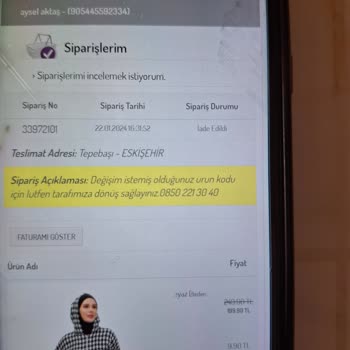 Sefamerve Geri İade İşlemi