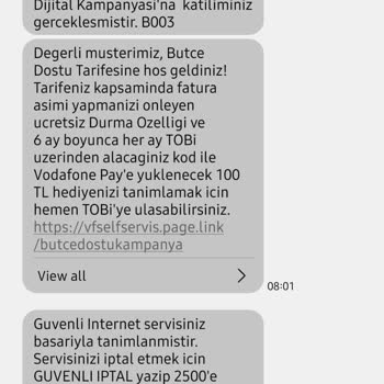 Vodafone'a Numaramı Taşımam İle Turkcell'in Gönderdiği Fahiş Fatura