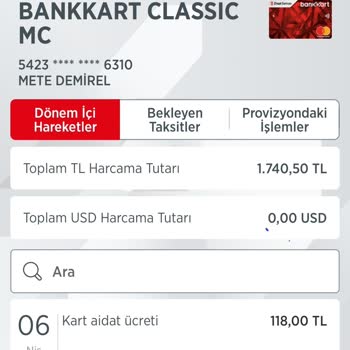Ziraat Bankası Kart Ücreti Kesmesi