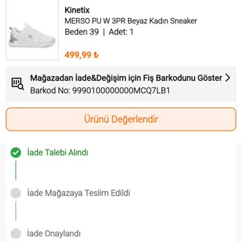 FLO Ayakkabı Ayakkabı Mağazadan İade