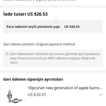 Aliexpress Geri Ödeme Yapmıyor