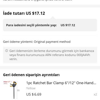 Aliexpress Geri Ödeme Yapmıyor