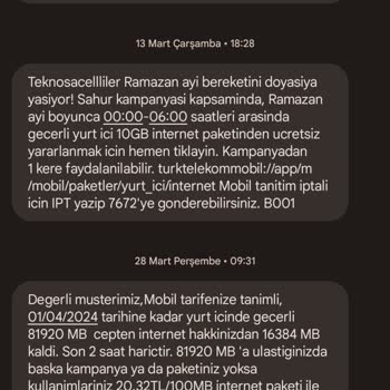 TeknosaCell Yüksek Fatura Şoku: Taahhüt Bitimi Karmaşası