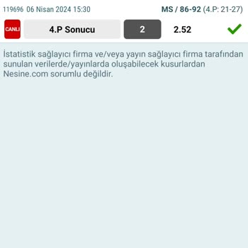 Nesine Tutan Kuponumu Mac İptal Olmadığı Halde Geri İade Etti