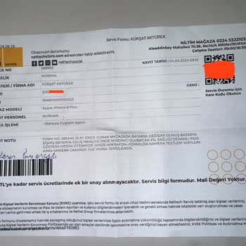 Nettech Sağlam Olan Orijinal Parça Çıkarılıp Yan Sanayi Parça Takılmış.