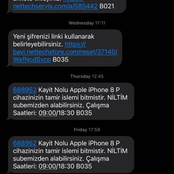 Nettech Sağlam Olan Orijinal Parça Çıkarılıp Yan Sanayi Parça Takılmış.