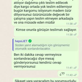 Hepsijet Kargo Teslim Etmiyor