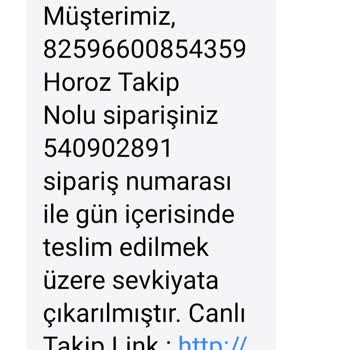 Horoz Lojistik Kargo Teslim Edememe