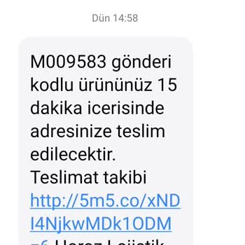Horoz Lojistik Kargo Teslim Edememe
