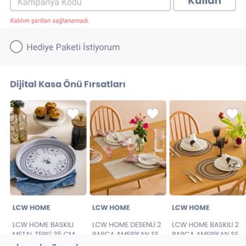 LCW Şartlar Sağlanamadı Diyor