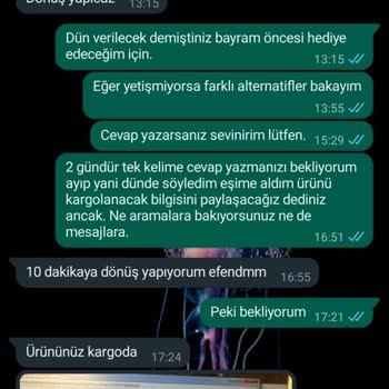 Kaylule Yanlış Ürün Gönderimi Ve Muhatap Olmaması.