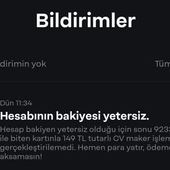 Cvmarker.tr Sitesinin Eksik Bilgi Verip Fazla Para Çekilmesi.