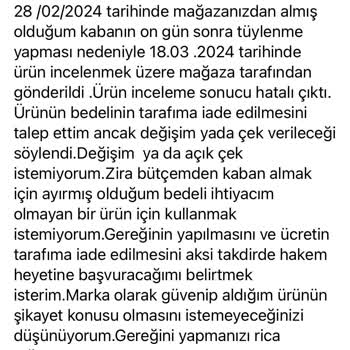 Guess Kusurlu Ürünün Ücret İadesi