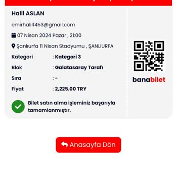 Banabilet.com Fenerbahçe Galatasaray Acil