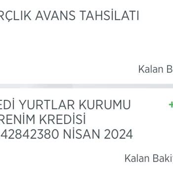 Ziraat Bankası Harçlık Avans Tahsilat