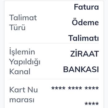 Ziraat Bankası İptal Edilmeyen Talimatlı Fatura Hakkında