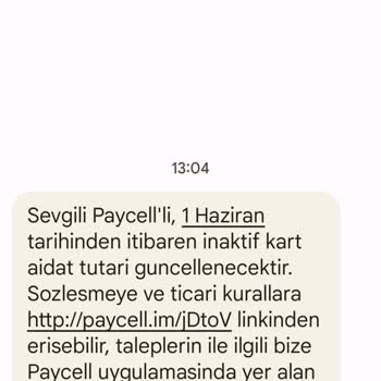 Paycell Abone İptali İstemi