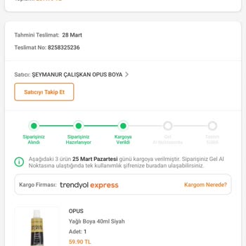 Trendyol Express Kargom Günlerdir Gelmiyor