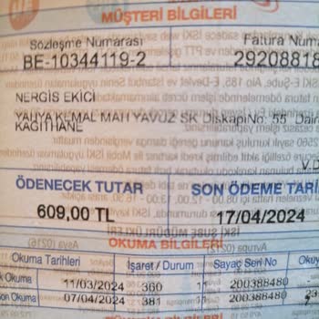 İSKİ Yüksek Su Faturası